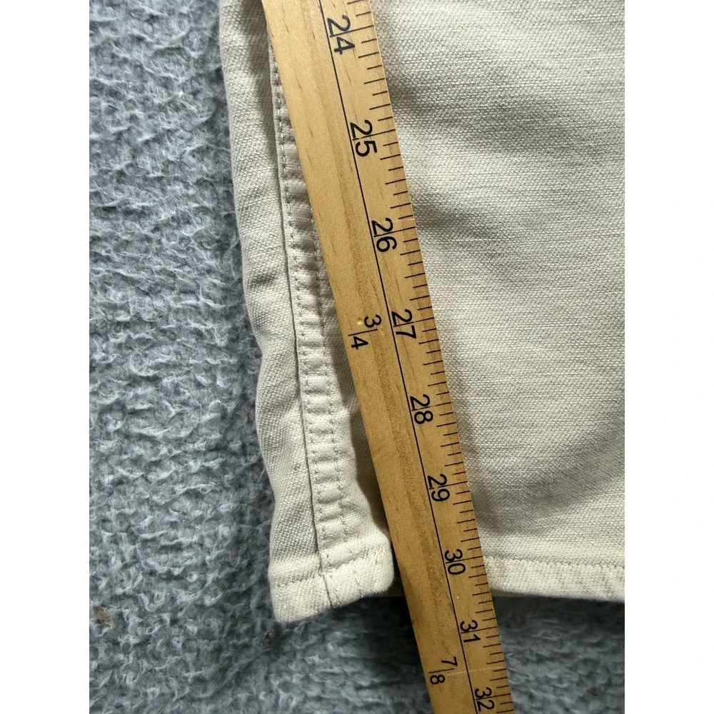 Faherty Stretch Terry 5-Pocket Pants Men's 38x30 Beige Slim Straight Measures 36